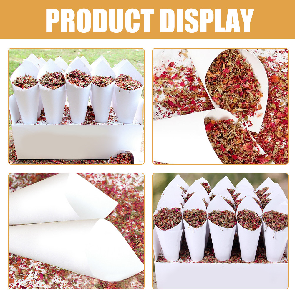 60Pcs Confetti Petal Cones Kra - Papercraft Supply Confetti review and price