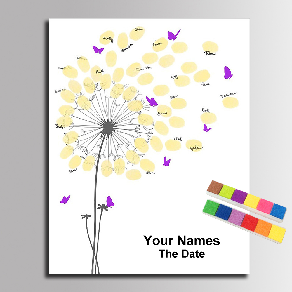 Personalized Signature Fingerp - Personalized Guest Book review and price