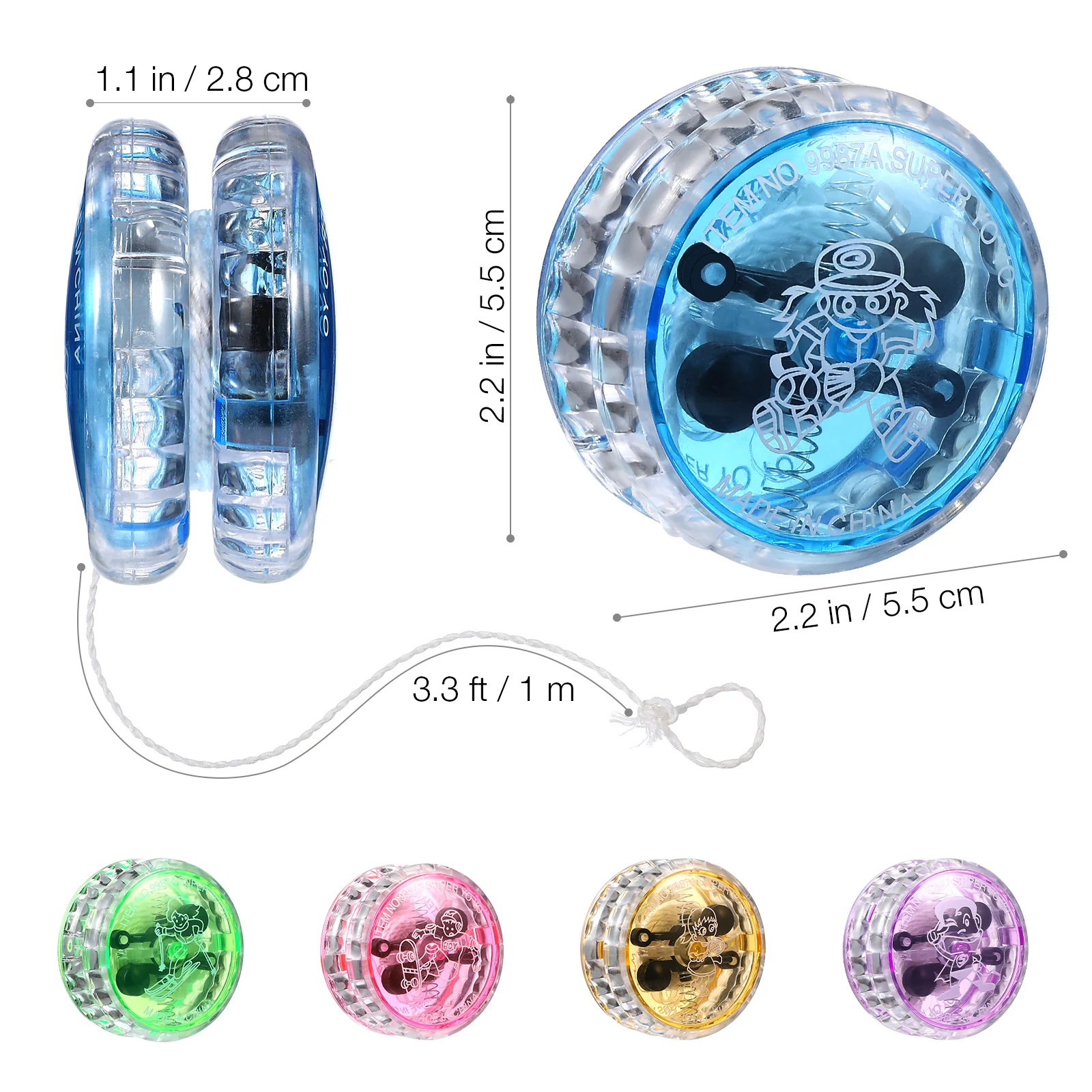 3/10 Pcs LED Glow Fun Yo-Yo -  - Wedding Supply List review and price