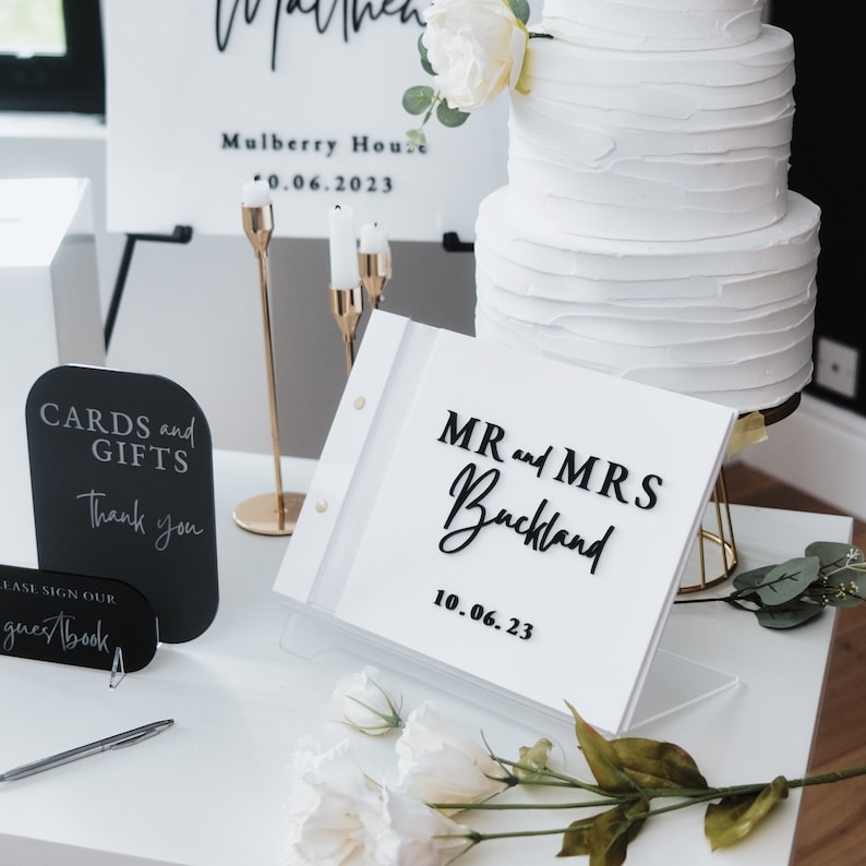 White Card Box for Wedding 3D  - Personalized Guest Book review and price