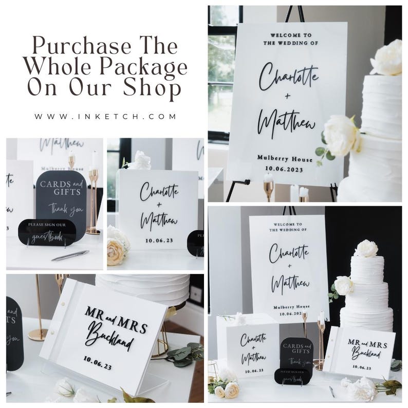 White Card Box for Wedding 3D  - Personalized Guest Book review and price