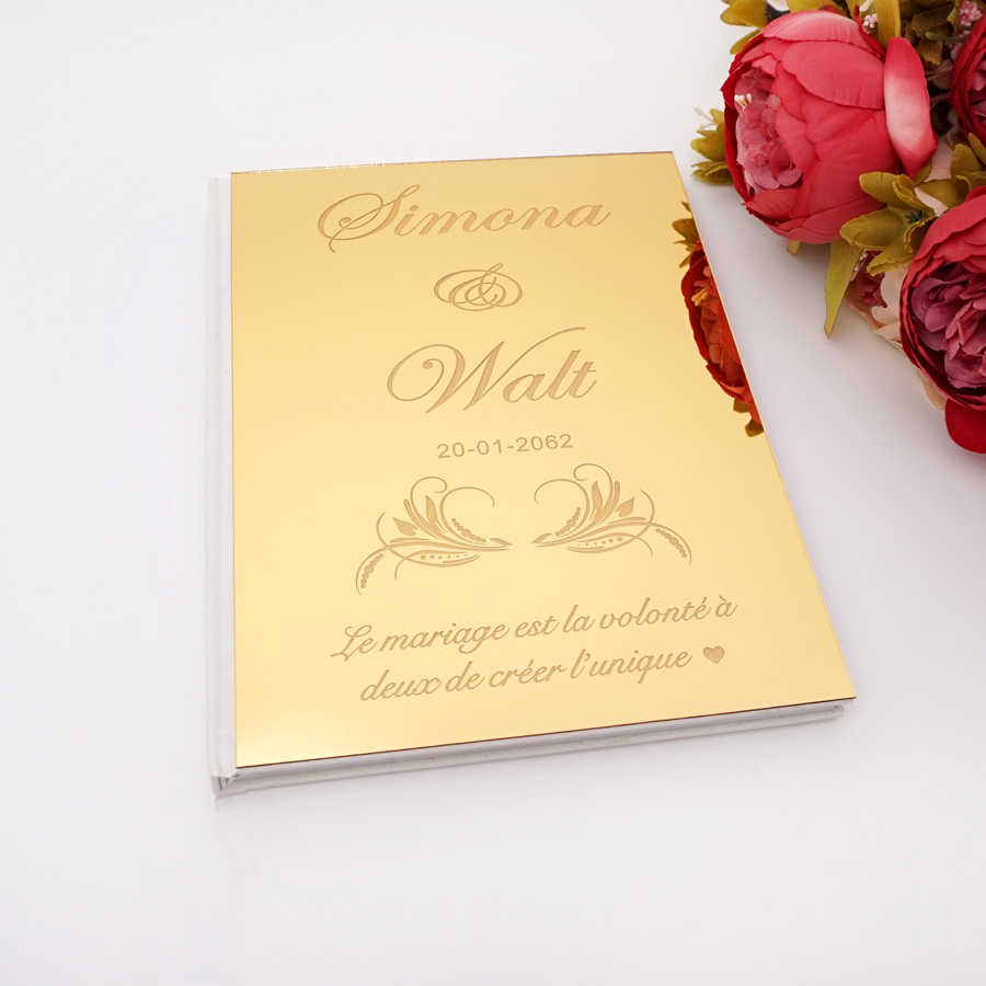 Acrylic Mirror Personalized El - Personalized Guest Book review and price