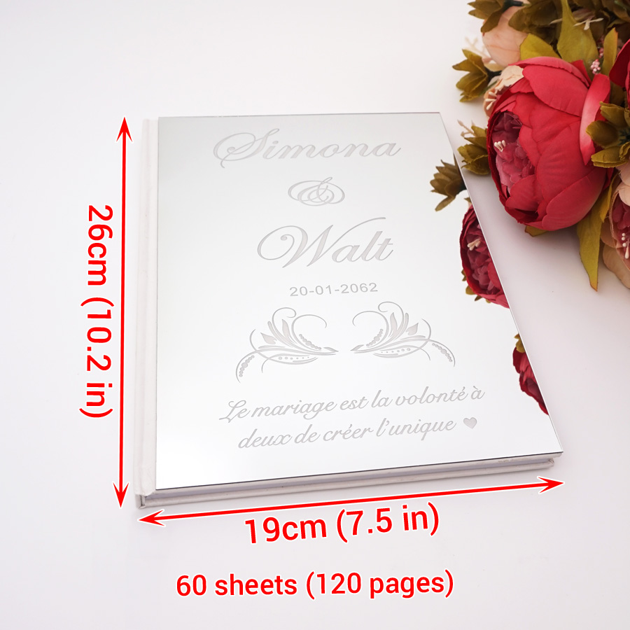 Acrylic Mirror Personalized El - Personalized Guest Book review and price