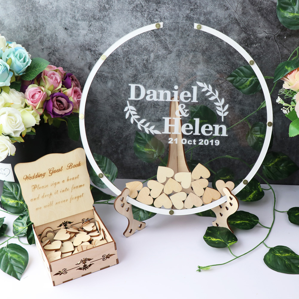 Personalized Acrylic round wed - Personalized Guest Book review and price