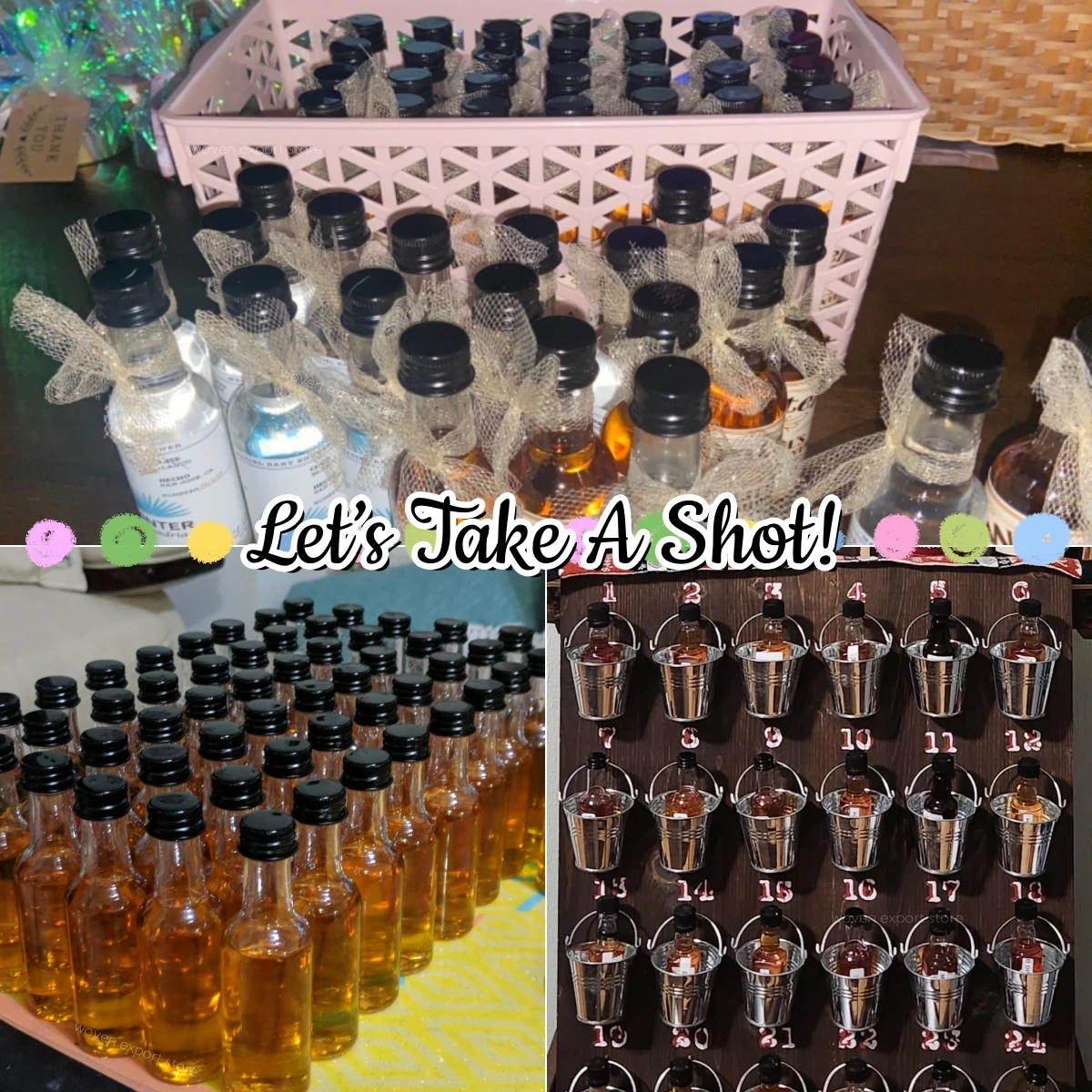 50-100Pcs 1.7oz Mini Liquor Bo - Wedding Alcohol Supply review and price