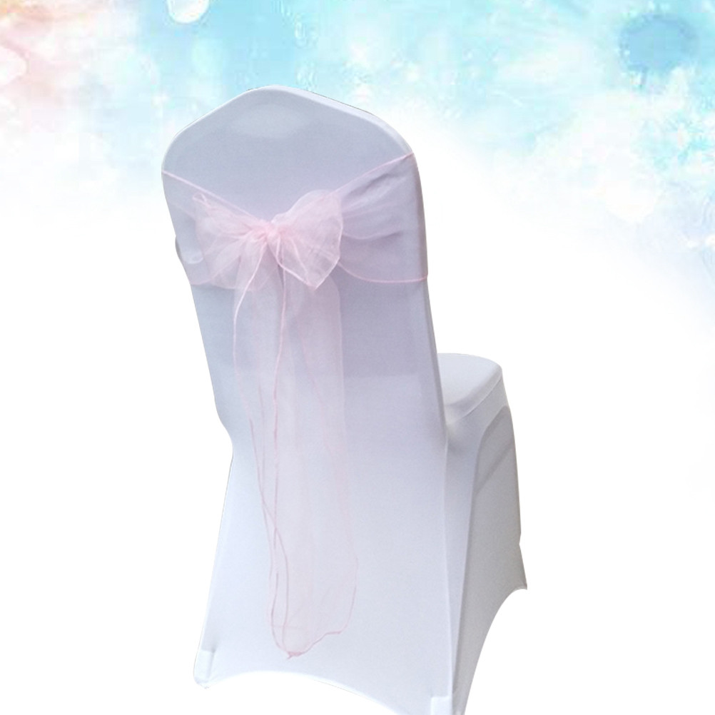 10Pcs Chair Ribbon Bowknot Des - Chair Sash Organza review and price