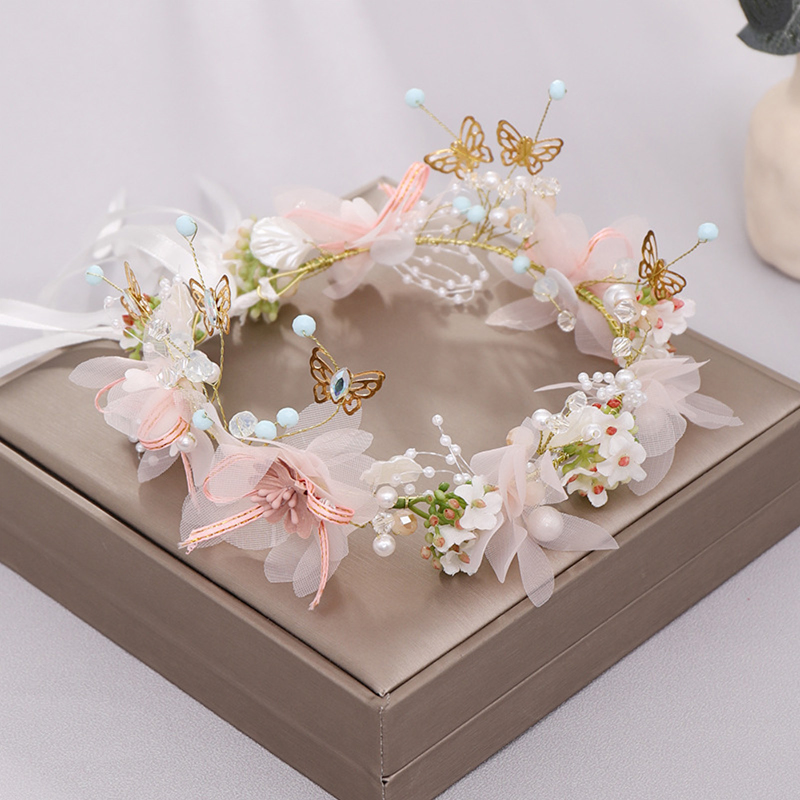 Women Girls Flower Headband Br - Wedding Supply List review and price