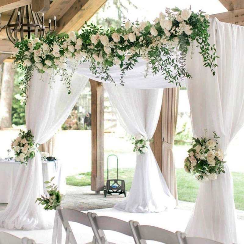 5/10M Sheer Crystal Wedding Tu - Chair Sash Organza review and price