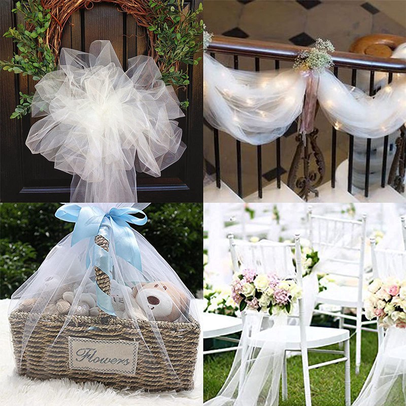 5/10M Sheer Crystal Wedding Tu - Chair Sash Organza review and price