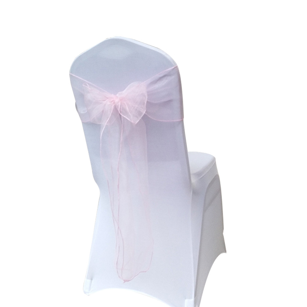 10pcs Organza Sashes Pink No-T - Chair Sash Organza review and price