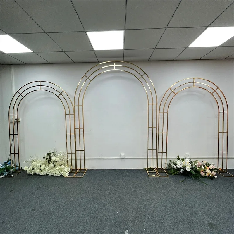 Metallic Gold Wedding Arch Sta - Wedding Decor Supply Store review and price