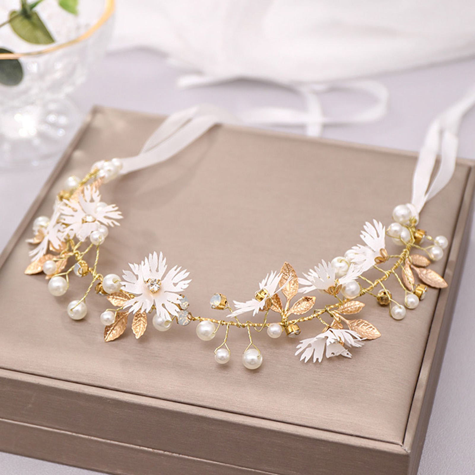 Elegant Girls Bridal Headband  - Wedding Arch Flower review and price