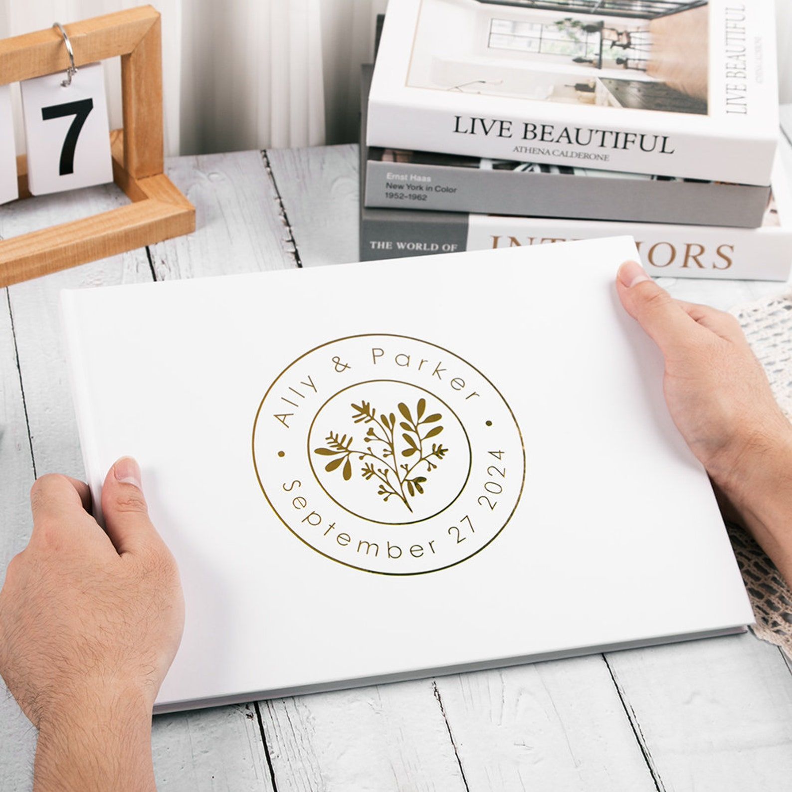Custom Wedding Guestbook Perso - Personalized Guest Book review and price
